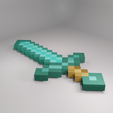 Espada-de-diamante3.png minecraft diamond sword/ Minecraft Diamond sword