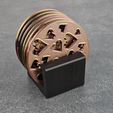 1000026290.jpg Coaster Set with Rollstop Table Stand