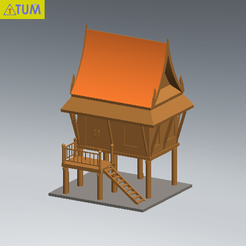 2020-11-27_161036.png Файл STL Old Thai House・Дизайн 3D принтера для загрузки