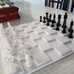 Chess_board.jpg 3D Chess Board (board only)