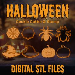 il_1588xN.5242746685_m9of.jpg Halloween Cookie Cutters 4 Pack