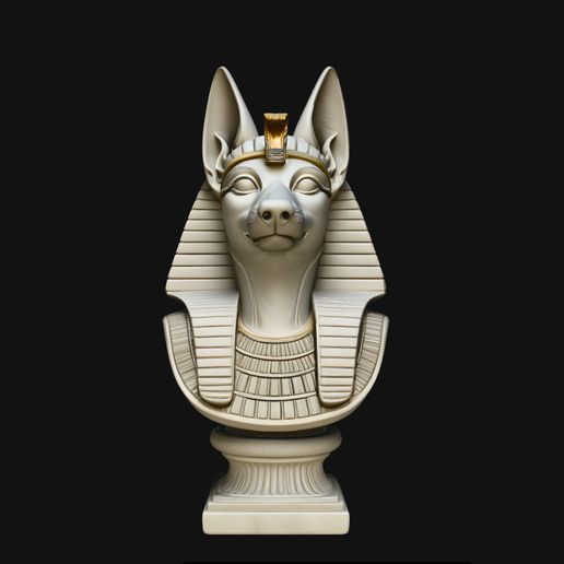 Anubis Bust (Design 1) - 3D Print Model