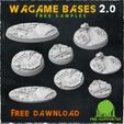MMF.jpg Wargame bases and toppers 2.0 (Free Samples)