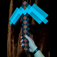 2.png Minecraft Pickaxe - Real Sized and Textured