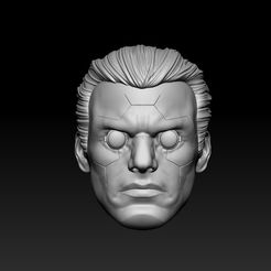 1.jpg STL file Custom Batuo Head for 1/18, 1/112, 1/6 Action Figure・Template to download and 3D print, salamanca3dp