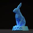 10009.jpg Fichier 3D Le symbole du lapin de 2023・Idée pour impression 3D à télécharger