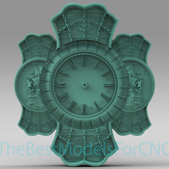 Sea-Chain-Clock.png 3D Modell STL Datei für CNC Router Laser & 3D Drucker Seekettenuhr