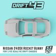 6.jpg Nissan 240SX Rocket Bunny for 1:43 scale rc drift chassis