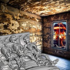 e67376f14a17f2d50b93066ad382c36e_display_large.JPG Free STL file FWW - Fallout Wasteland Warfare Skeletons in bed, Whilst the world burns・3D printer model to download