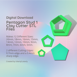 Archivo STL gratis cortador de arcilla polimérica nº 59 📌・Diseño por  impresión en 3D para descargar・Cults