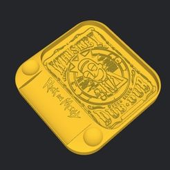 Captura-de-Pantalla-2023-07-14-a-las-17.07.11.jpg STL file RICK AND MORTY WEED TRAY ROLLING TRAY ...WEED TRAY 188X188X26MM. GRINDERKING EASY PRINT PRINTING WITHOUT SUPPORTS READY TO PRINT・3D printer model to download
