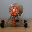 A006.JPG concrete mixer 3D printed