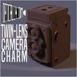 Image0027.jpg STL file Twin- lens Camera Charm・3D printing idea to download