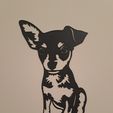 20240131_224954.jpg line art the dog, wall art dog, 2d art dog, chiwawa, chihuahua