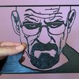 Walter-White-3.jpg Quebrando o mal: Walter White - Litografia com moldura