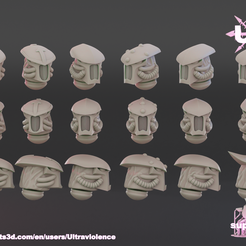 31_helmets.png STL file velociraptor helmet・3D printer design to download
