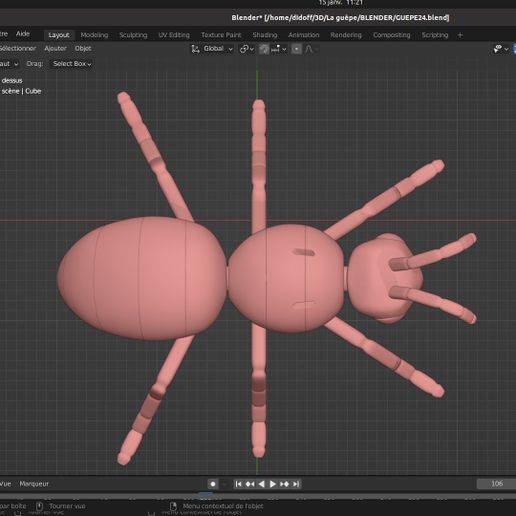guepe2.jpeg Download STL file The wasp • 3D printing template, didoff