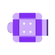Porch Houses Planter with holes.stl Isometric Manor Multi-Pocket Planter - No Supports