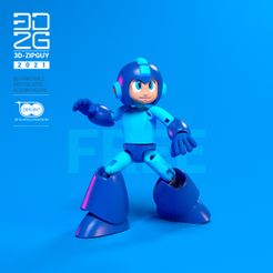 MECHA-GUY-2021_OMNI-GUY-copy-5.jpg Free STL file MECHA GUY Action Figure FREE・3D printing idea to download