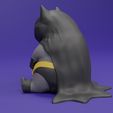0006.jpg SAD AND LETHARGIC BATMAN CAT FIGURE FOR 3D PRINTING