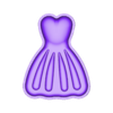 wedding dress preview.stl Graceful Elegance: 3D Printable Wedding Dress Bath bomb Mold