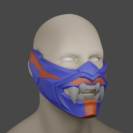 valorant yoru mask cosplay 3d print 3D model