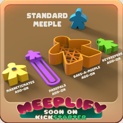 Free STL file Tiny Epic Meeples Collection 🏴‍☠️・Object to