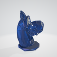4.png ScoobyDoo bust WIREFRAME VORONOI WIREMESH MESH