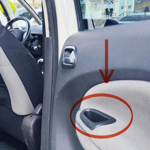 Citroen C3 picasso back door pocket cover