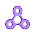0.5_Inch_Ball_Bearing_Tri-Spinner.stl Fidget Spinner triplo com rolamento de esferas
