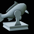 Carp-trophy-statue-31.png fish carp / Cyprinus carpio in motion trophy statue detailed texture for 3d printing
