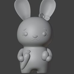 12.jpg Easter Bunny Girl Figurine