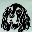 cocker-spaniel3.jpg Cocker spaniel dog 2d wall art