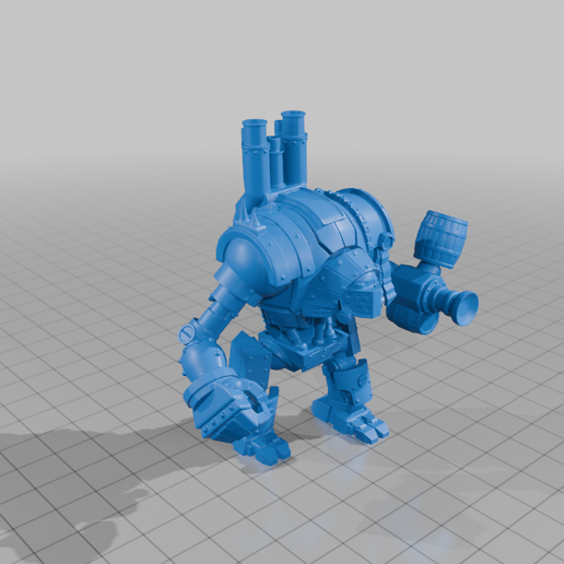 😤 Steam Knight・Free 3D File for ・Cults