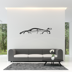 MClaren-720S-GT3-2.png Fichier STL McLaren 720S GT3 2D Art/ Silhouette・Design à télécharger et à imprimer en 3D