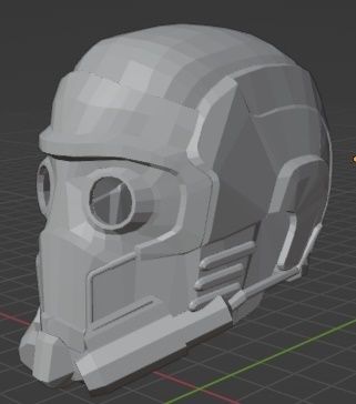 ⭐ STAR LORD FULL HELMET [V1]・ STL File for ・Cults