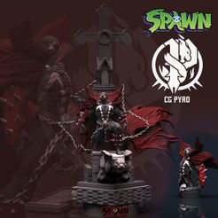 Spawn-600px-by-CG-Pyro-3d-printing.jpg Spawn STL Files 3D printing fanart by CG Pyro