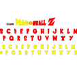 assembly1.png Letters and Numbers DRAGON BALL Z | Logo