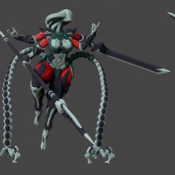 action-sfw.jpg STL file Hive Queen Ishtar - Complete Collection・3D printer model to download