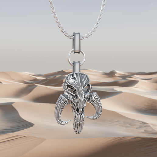Mandalorian Pendant 3D model