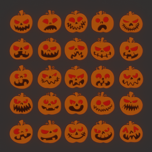 HALLOWEEN PUMPKINS 3D model