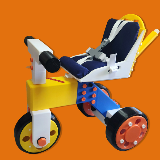 Asiento adaptado para mi triciclo. Niños menores de 1 año 3D model