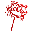 HBD-Mummy-v1.png Happy Birthday Mummy Cake Topper