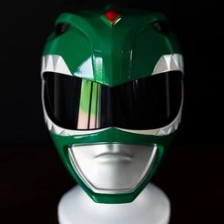 ScreenShot_20240601085523.jpeg MMPR Green Ranger Helmet 3D print model