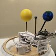 TELLURION, SOLAR SYSTEM, SUN, EARTH, MECHANICAL MOON