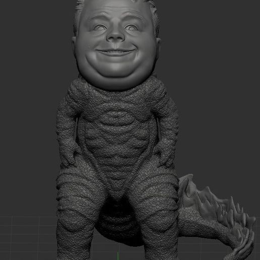 Barnzilla! A remix of Godzilla 3D model