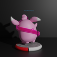 Wigglytuff4.png Igglybuff, jigglypuff, Wigglytuff and Scream tail 3D print model