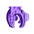 Briss fang Aquila V4.41 + LEDs.STL Ender 3, 3 V2, 3 pro, 3 max, dual 40mm axial fan hot end duct / fang. CR-10, Micro Swiss direct drive and bowden compatible. No support needed for printing