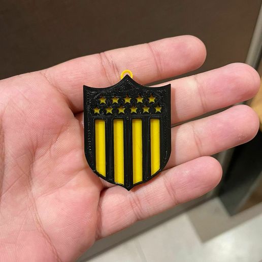 Uruguay Peñarol keychain keychain 3D model
