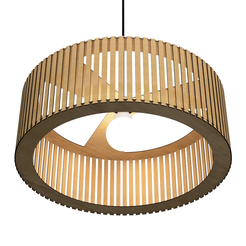 Cilindrica-Ripada-MDF-Cru-60x21-1.png STL file CEILING LIGHT LAMP 3D PRINT AND LASER CUT FILES MODEL 21・3D printing design to download
